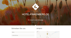 Desktop Screenshot of hotel-finkenberg.de