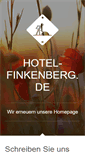 Mobile Screenshot of hotel-finkenberg.de